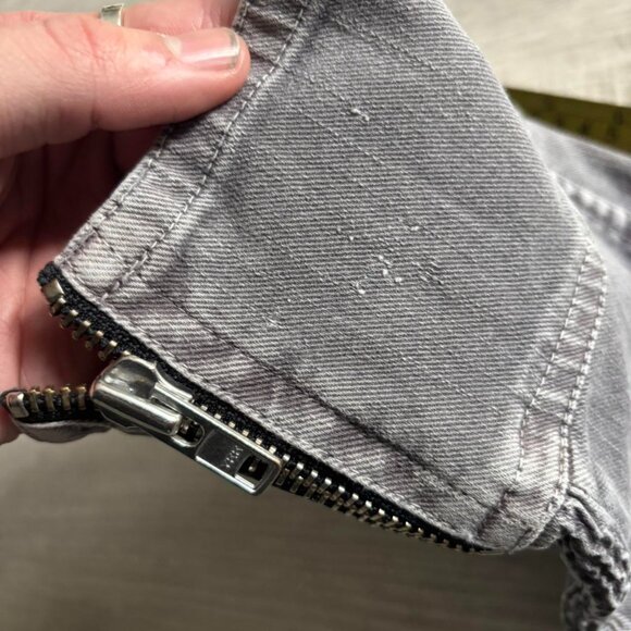 Isabel Marant Etoile Grey Moto Jeans - Picture 5 of 7